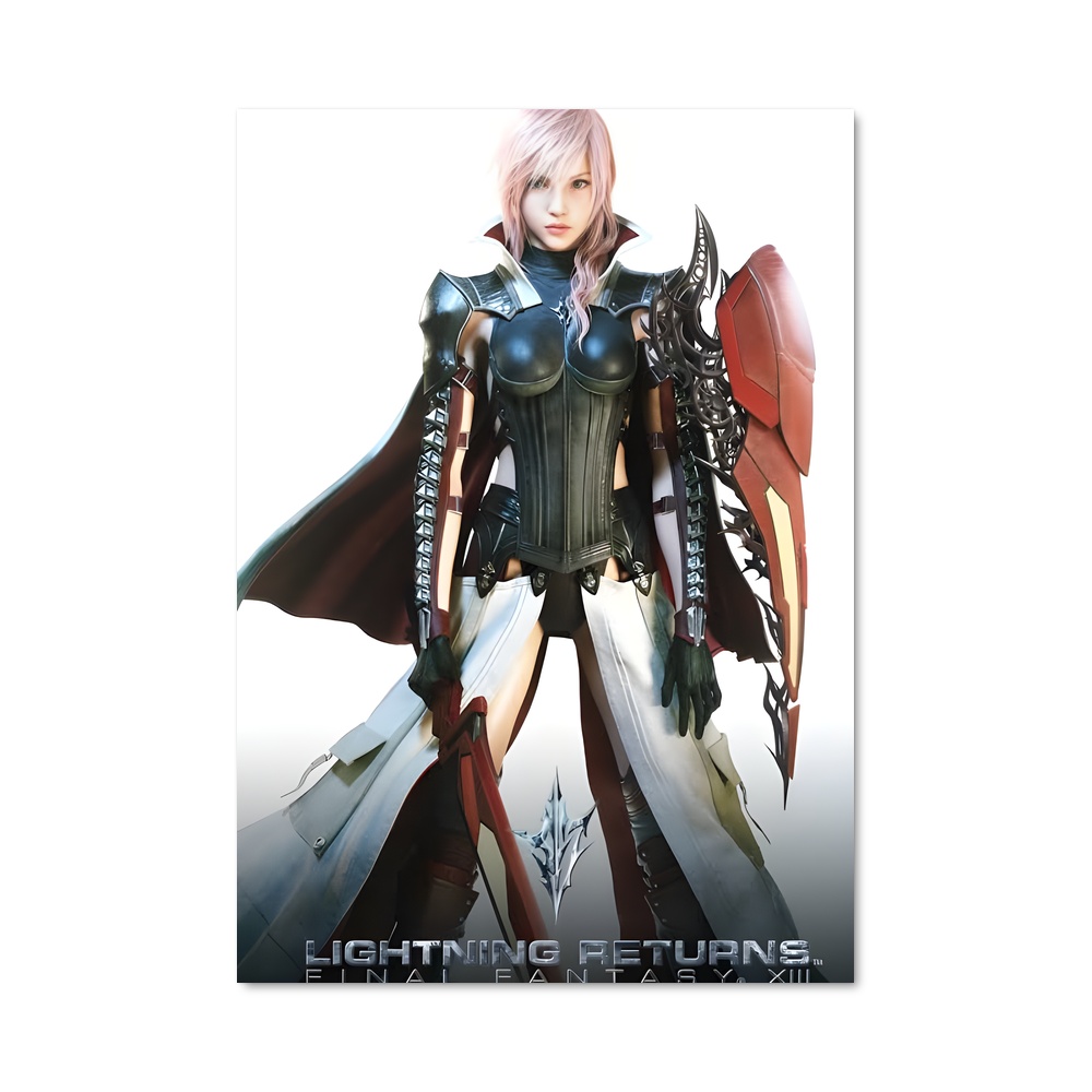 Poster Le Retour de Lightning – affiche Final Fantasy